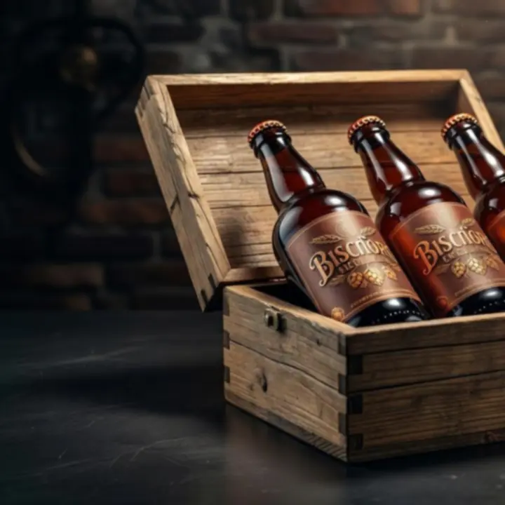 Coffret de bouteilles de bière artisanale prêt à offrir
